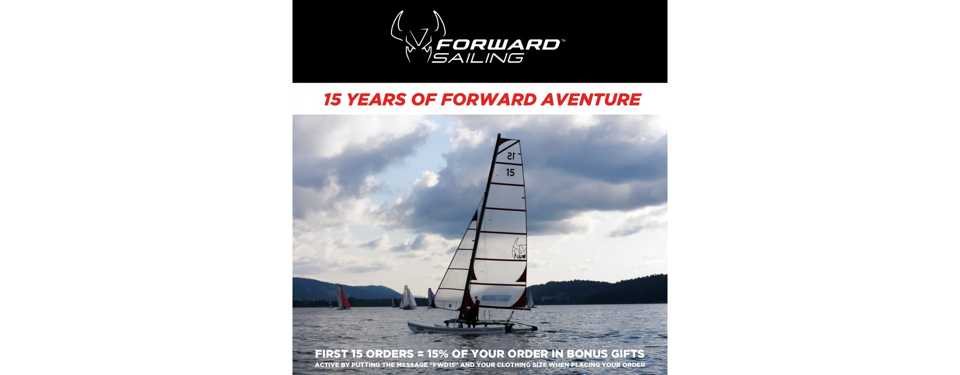 Forward Sailing's 15 years special offer